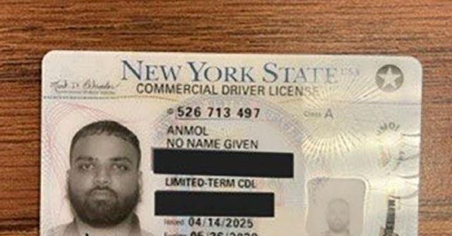 New York Issued a Driver's License to an Undocumented Immigrant with No Name Provided