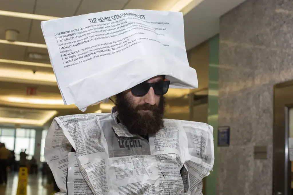 New Yorker who died rescuing pets from a flooded basement was known as 'Torah Man' for his unusual religious attire in court.