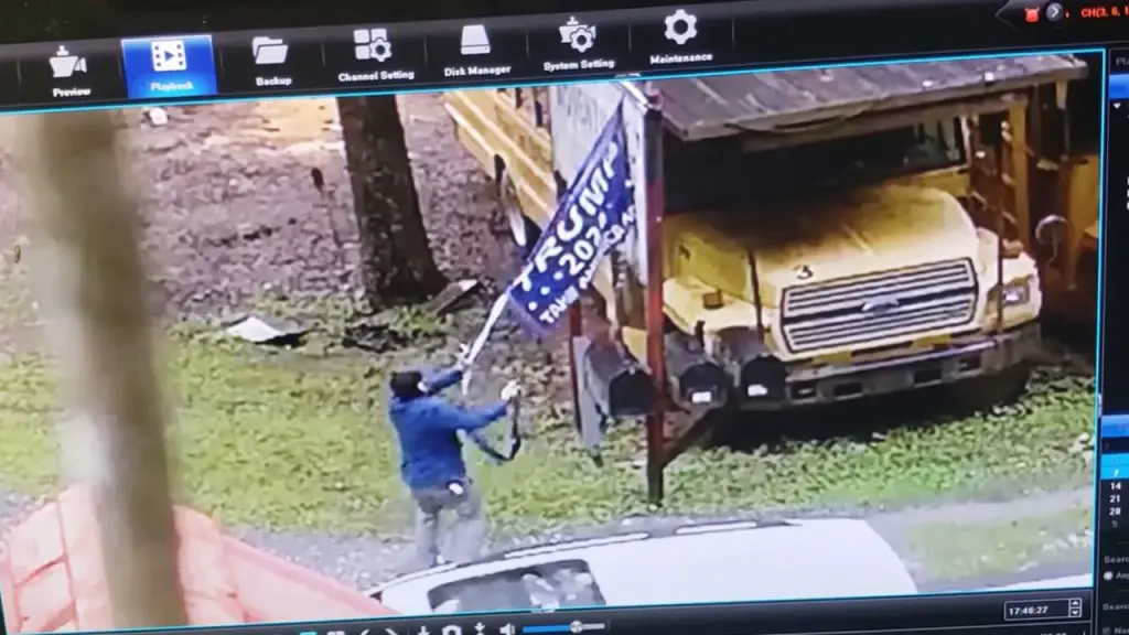 North Carolina man fired upon after driver removes Trump banner