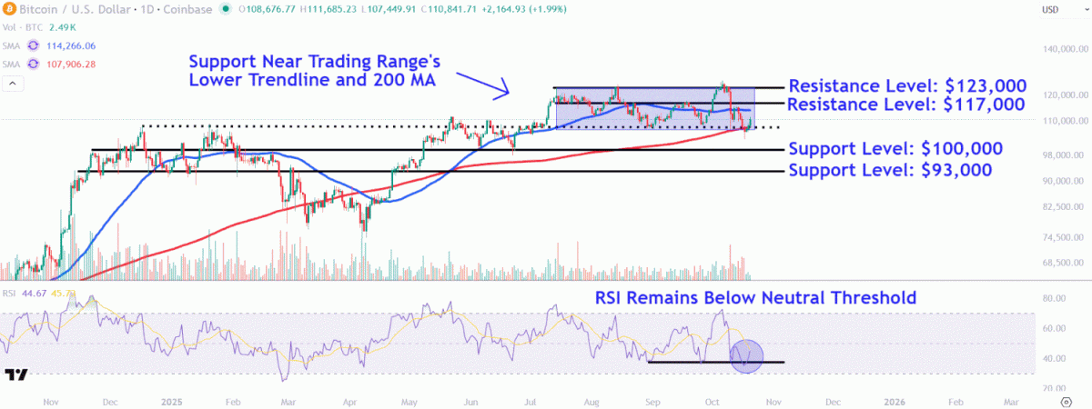 Observe These Bitcoin Price Points as Cryptocurrency Surpasses $110,000