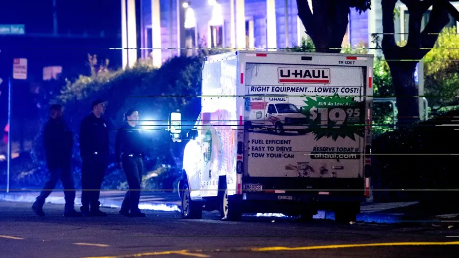 Police shoot at truck outside Coast Guard base during immigration crackdown protests