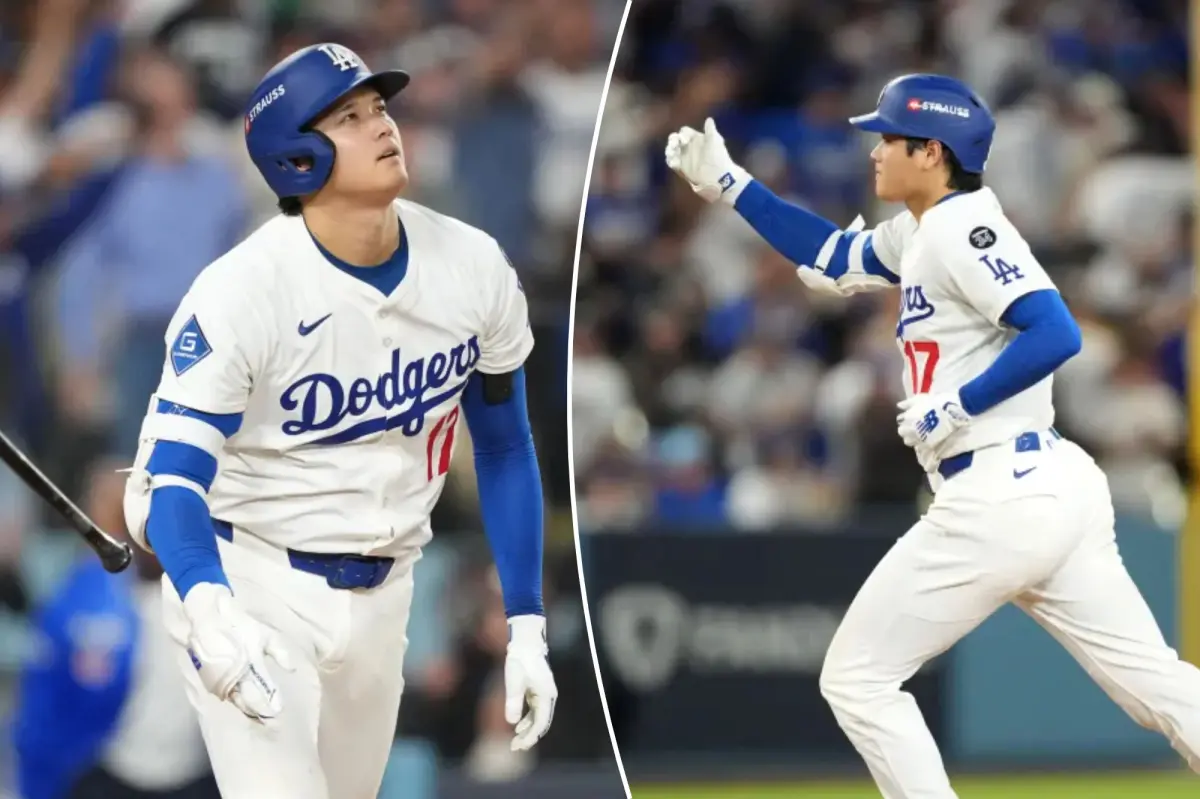 Ohtani strikes out three and hits a leadoff homer for the Dodgers