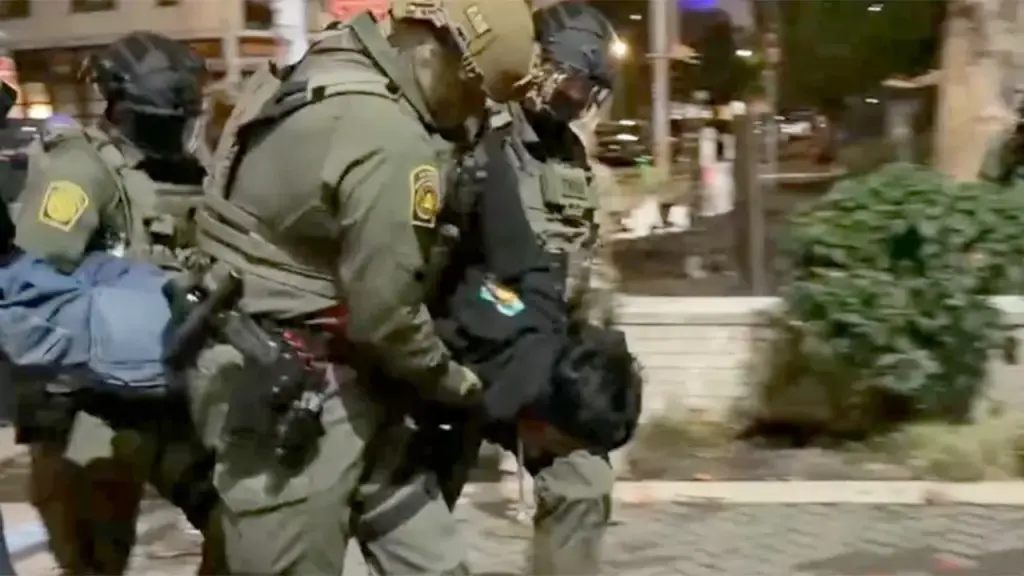 Oregon county prosecutor dismisses charges against reporter taken into custody during Portland demonstration