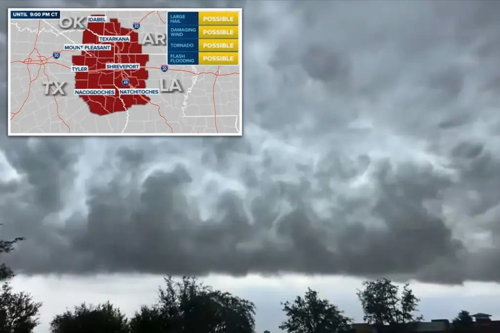 Over 50 million prepare for tornadoes and strong winds as the storm hits the South.