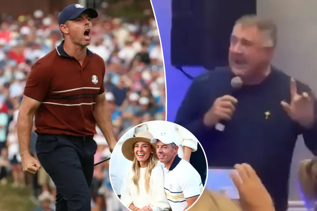 PGA president raps Eminem at Ryder Cup hotel amid surrounding chaos