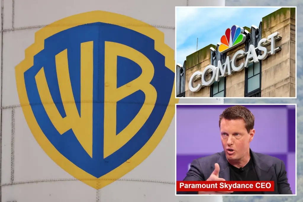 Paramount competing with Warner Bros. Discovery as Comcast may become a potential buyer.