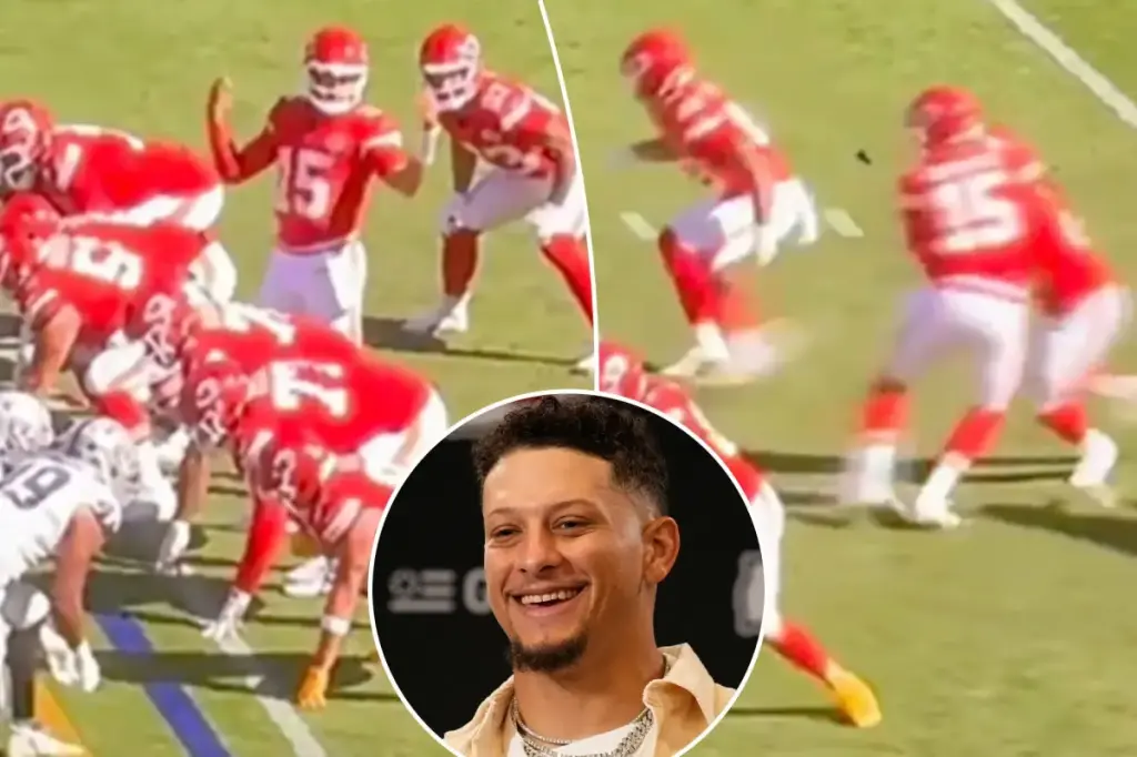Patrick Mahomes' surprising trick play in the Chiefs' dominant victory amazes commentators