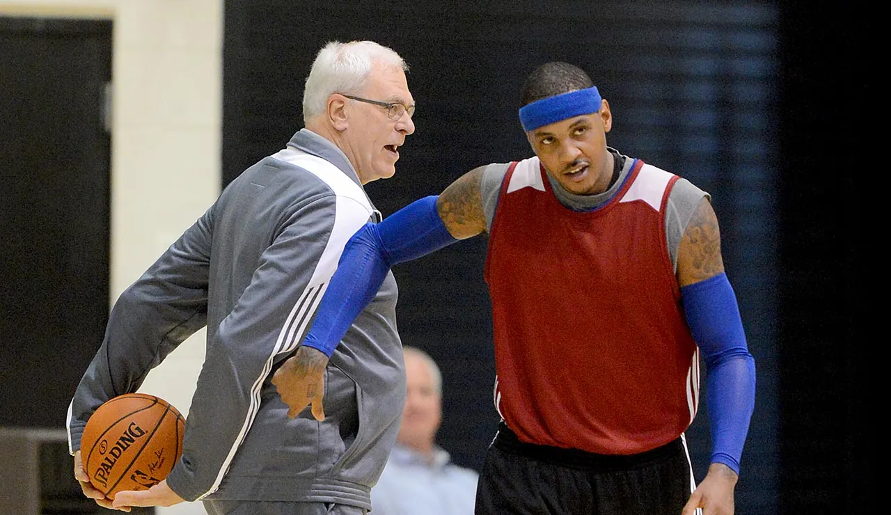 Phil Jackson attributes the Knicks' issues to his damaged relationship with Carmelo Anthony