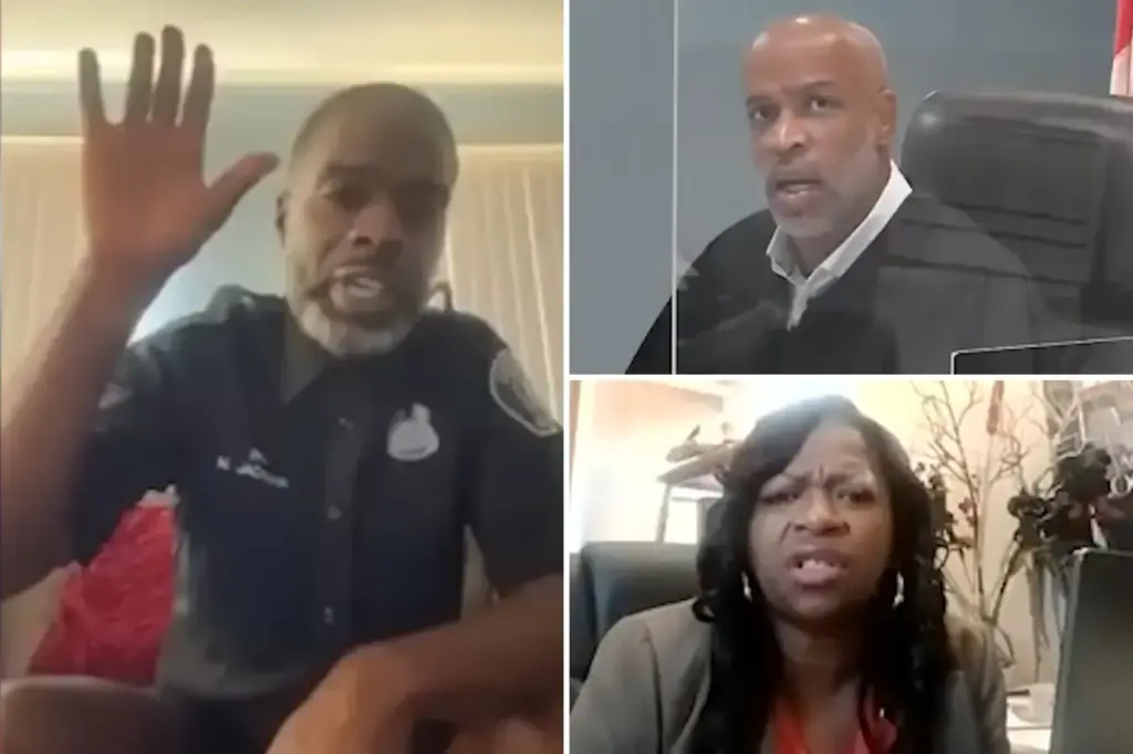 Police officer appears in virtual court without wearing pants