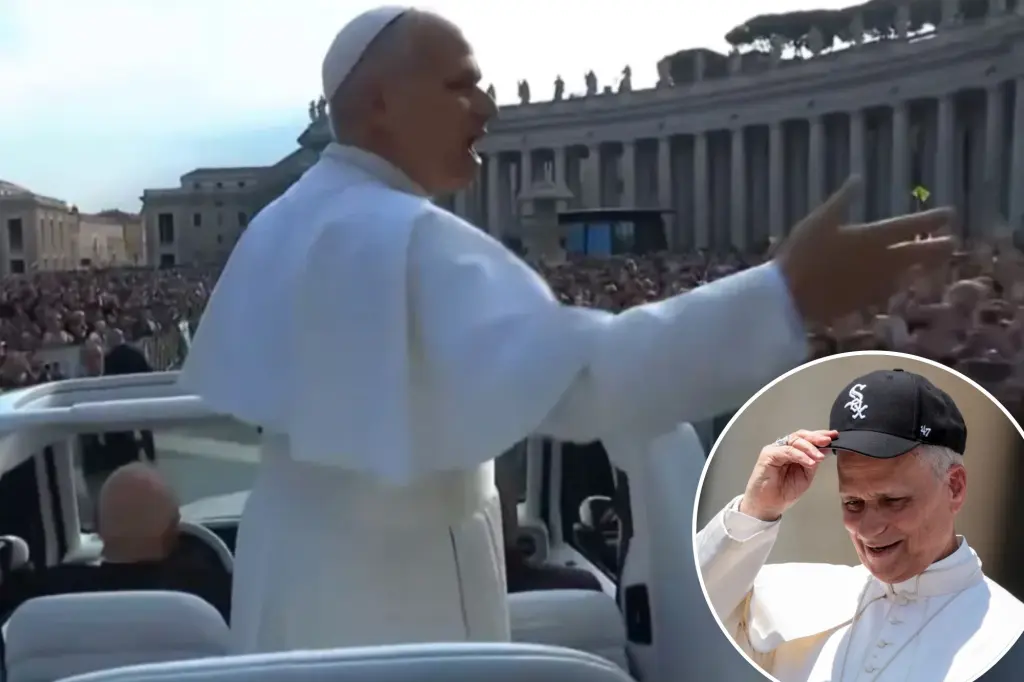 Pope Leo responds impressively to a Cubs fan's heckling in the audience.