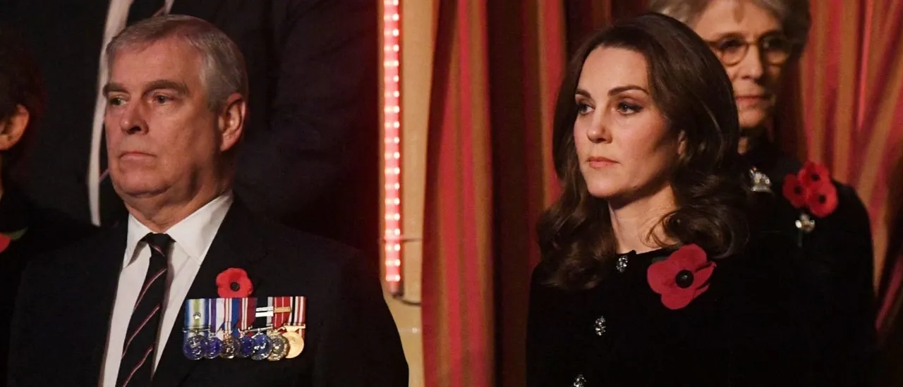 Prince Andrew's downfall reportedly connected to long-standing jealousy of Kate Middleton.