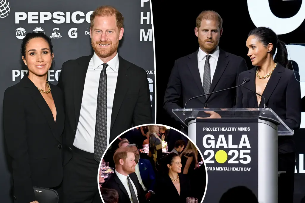 Prince Harry and Meghan Markle honored as Humanitarians of the Year at NYC Project Healthy Minds Gala, share online worries