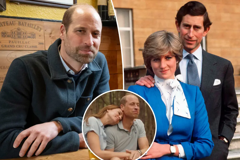 Prince William promises to avoid repeating marriage 'errors' with Kate Middleton like King Charles and Princess Diana.