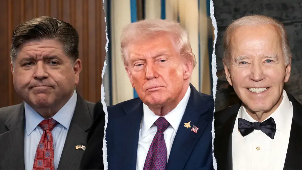 Pritzker claims Trump is 'experiencing dementia' while supporting Biden's mental capability.