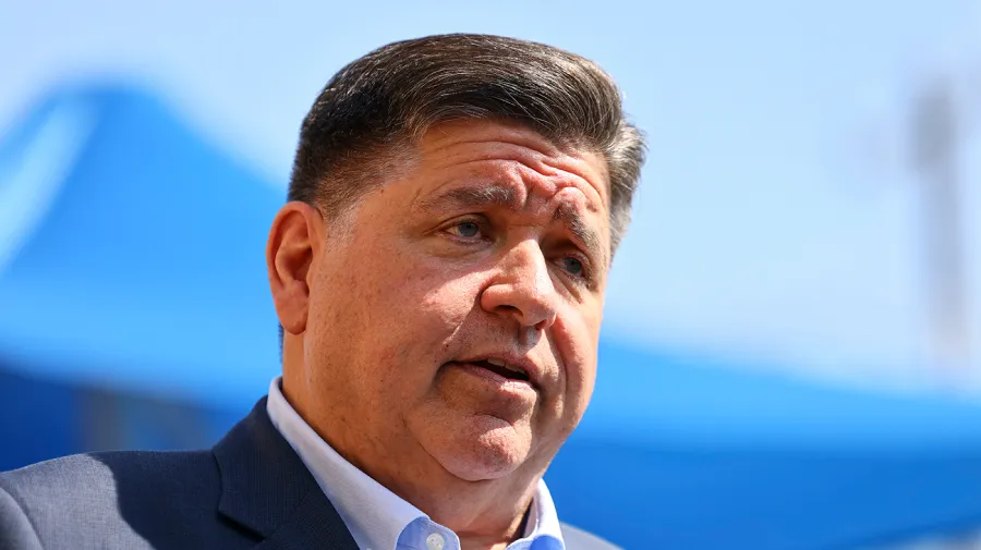 Pritzker highlights GOP governor’s criticism of federalizing troops to send out of state