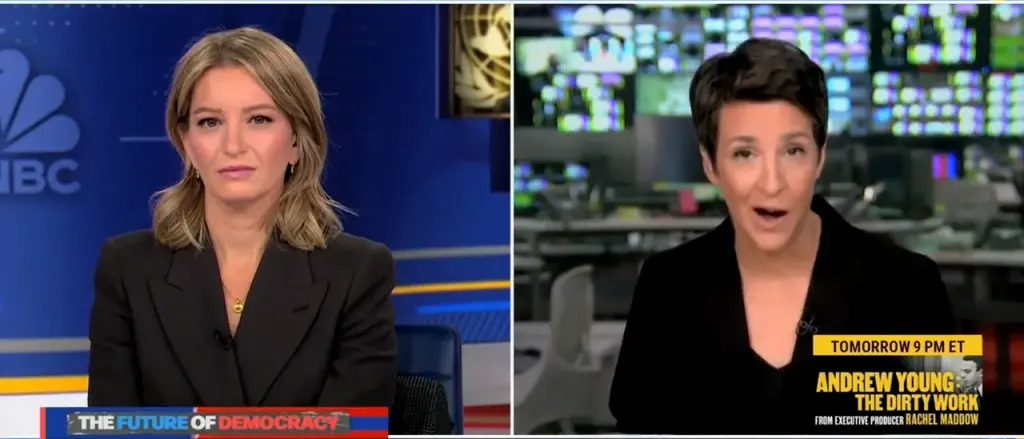 Rachel Maddow Describes Anti-ICE Protesters as Peaceful Even Though Videos Show Confrontations with Police