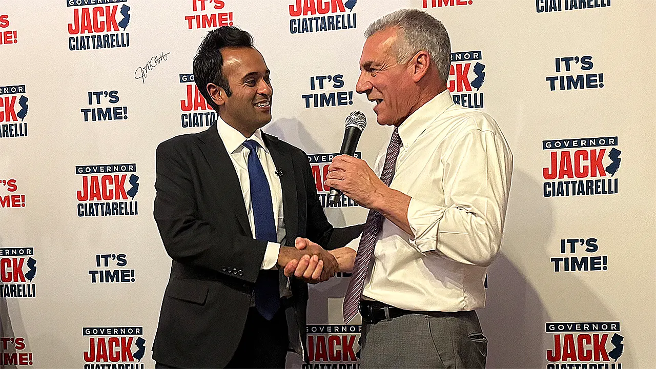 Ramaswamy supports Ciattarelli in tight New Jersey governor race