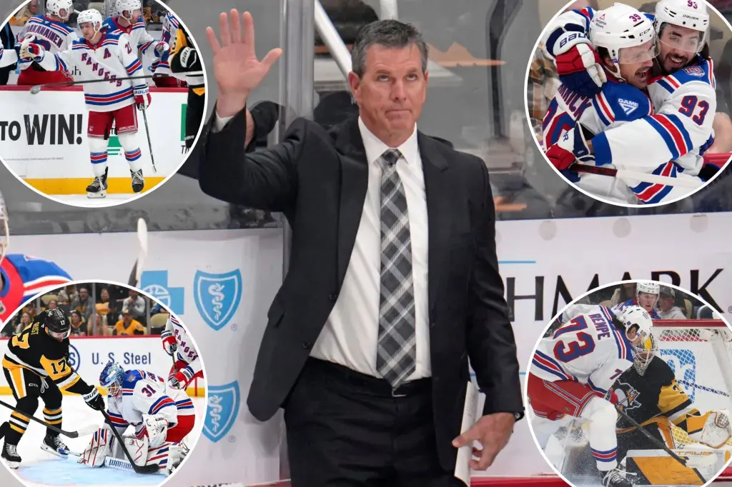 Rangers dominate Penguins in triumphant comeback for Mike Sullivan