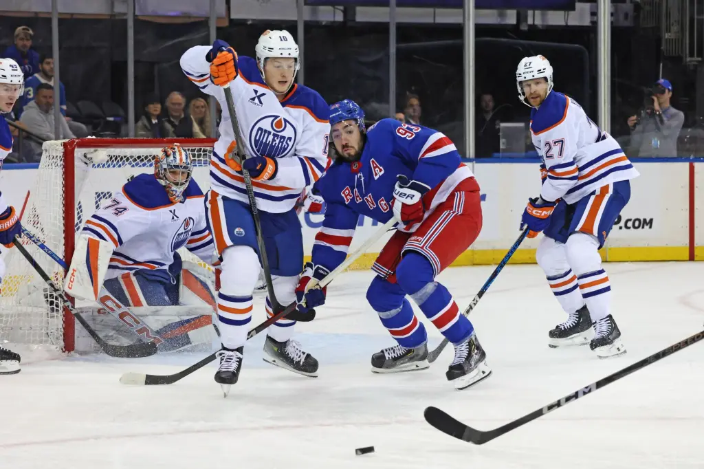 Rangers set a record for frustration with shutout defeat against Oilers