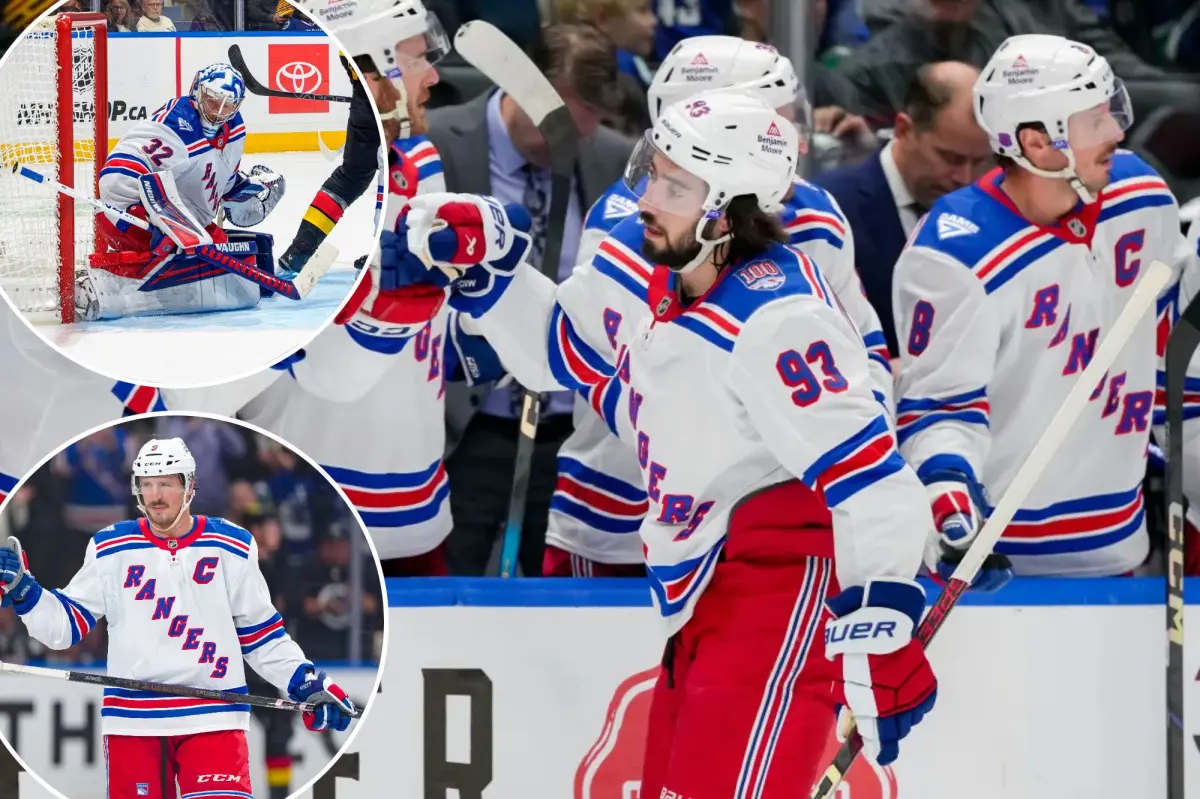 Rangers shut out Canucks to end three-game losing streak