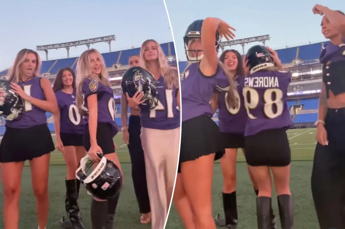 Ravens partners dress as their significant others for 'TNF'