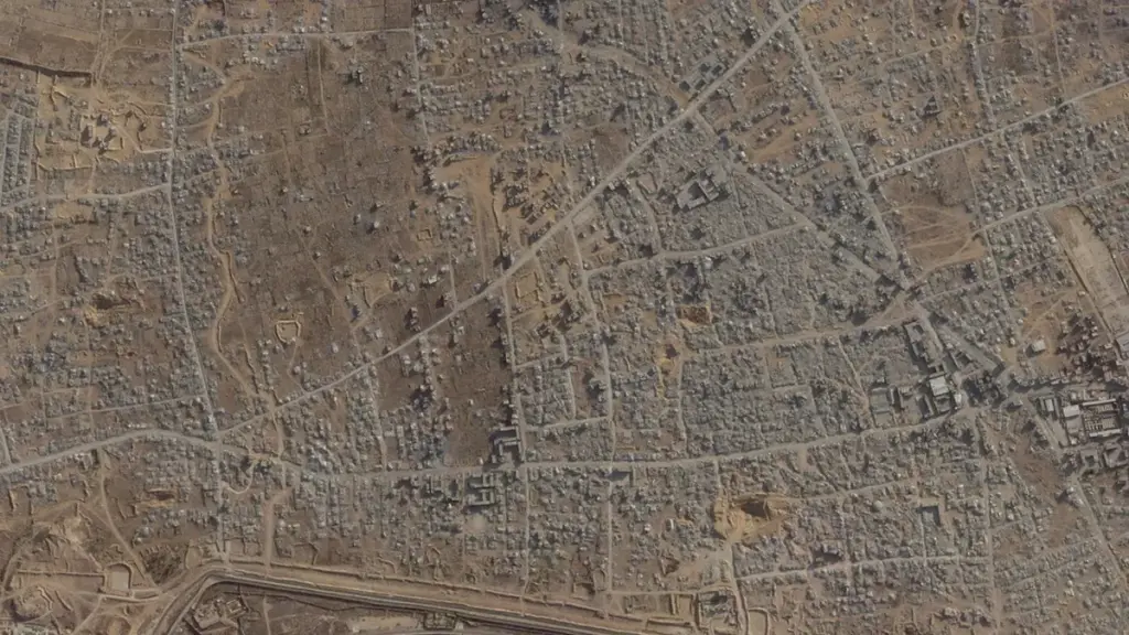 Recent satellite photos reveal significant destruction in Gaza following the Israel-Hamas conflict.