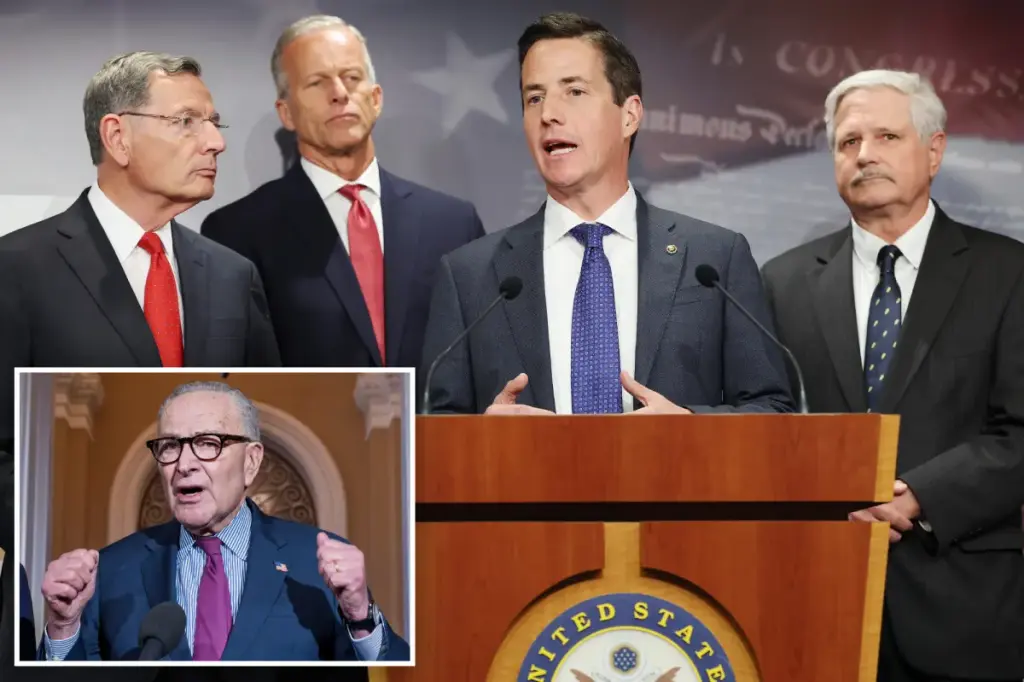 Republican senators claim Schumer's shutdown is harming the Senate