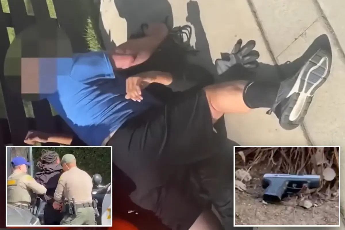 Retired fighter from California defends against armed robber to protect his Rolex in West Hollywood.