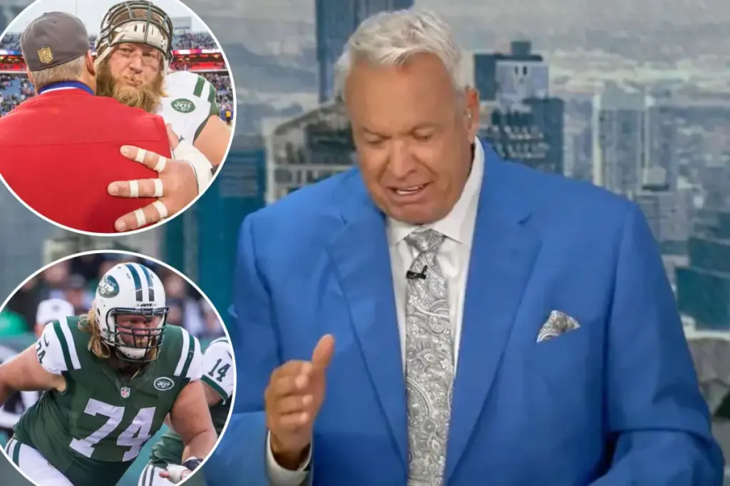 Rex Ryan gets emotional on ESPN following the death of Nick Mangold at 41