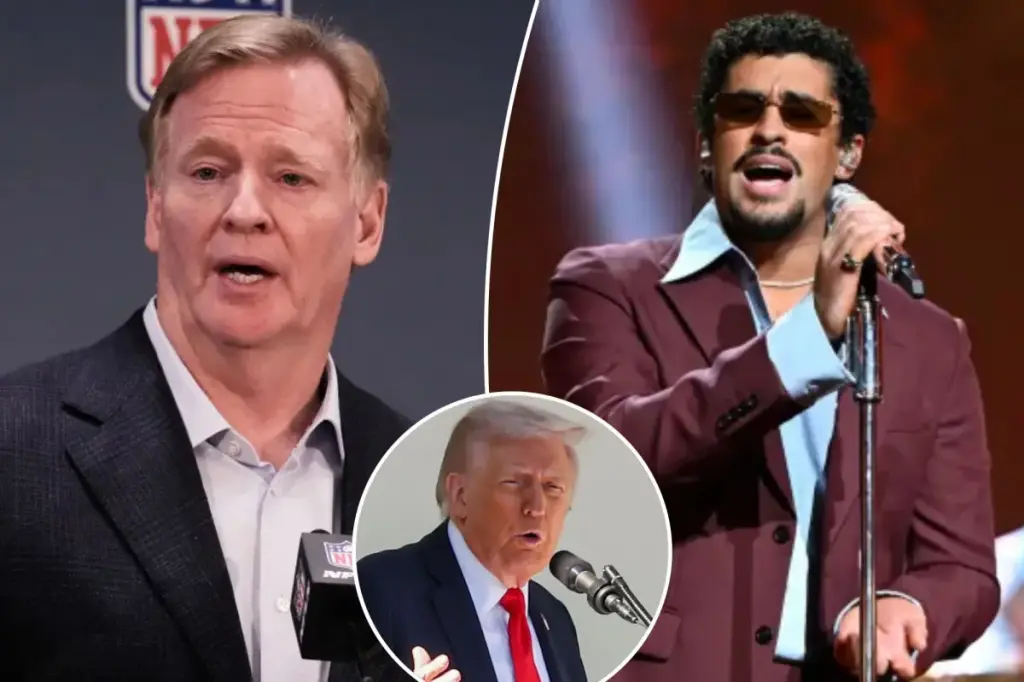 Roger Goodell supports the choice of Bad Bunny for the Super Bowl halftime show