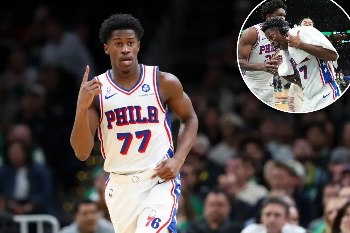 Rookie VJ Edgecombe's remarkable first game with the 76ers places him in an exclusive category.