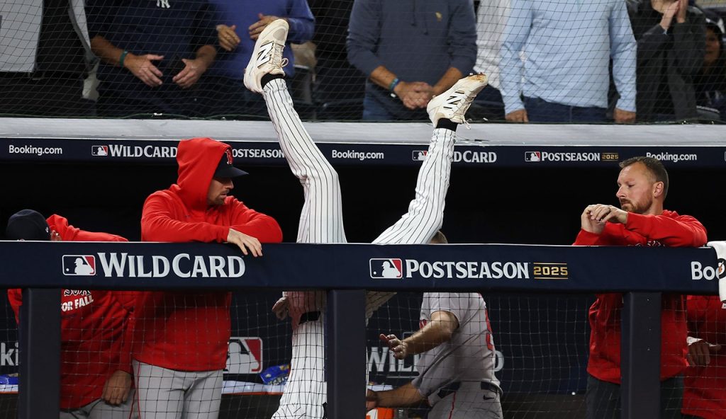 Ryan McMahon dives into Red Sox dugout during significant Yankees victory