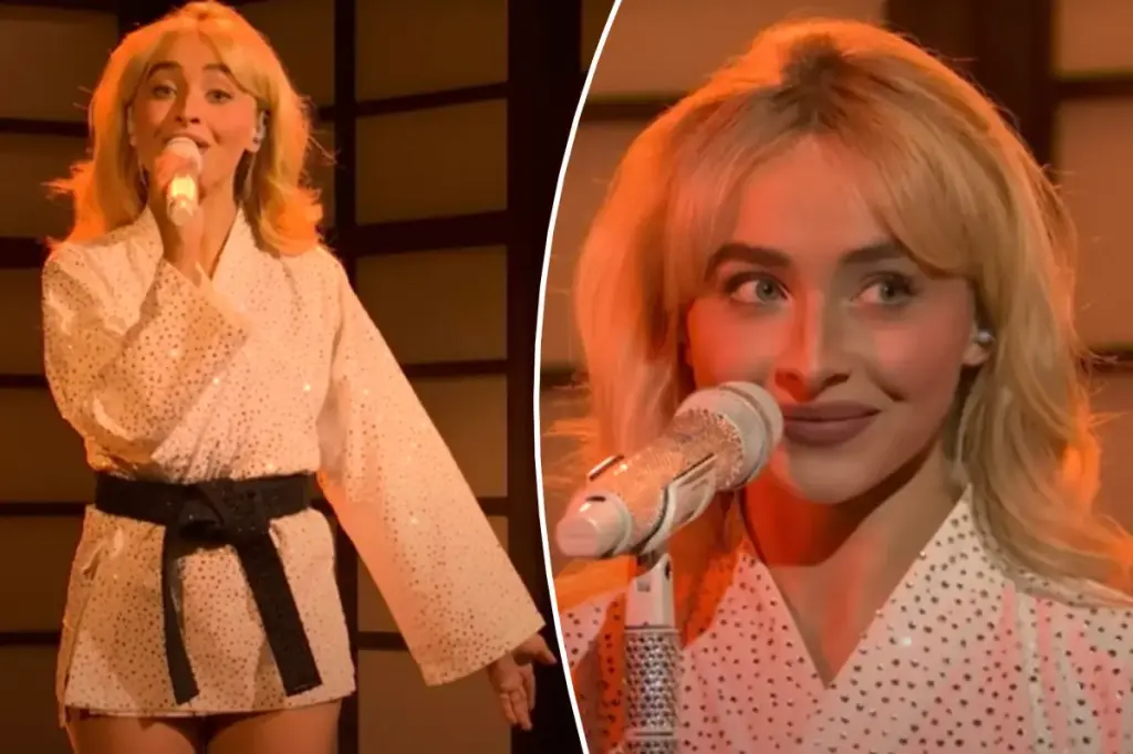 Sabrina Carpenter uses profanity twice during her 'SNL' performance