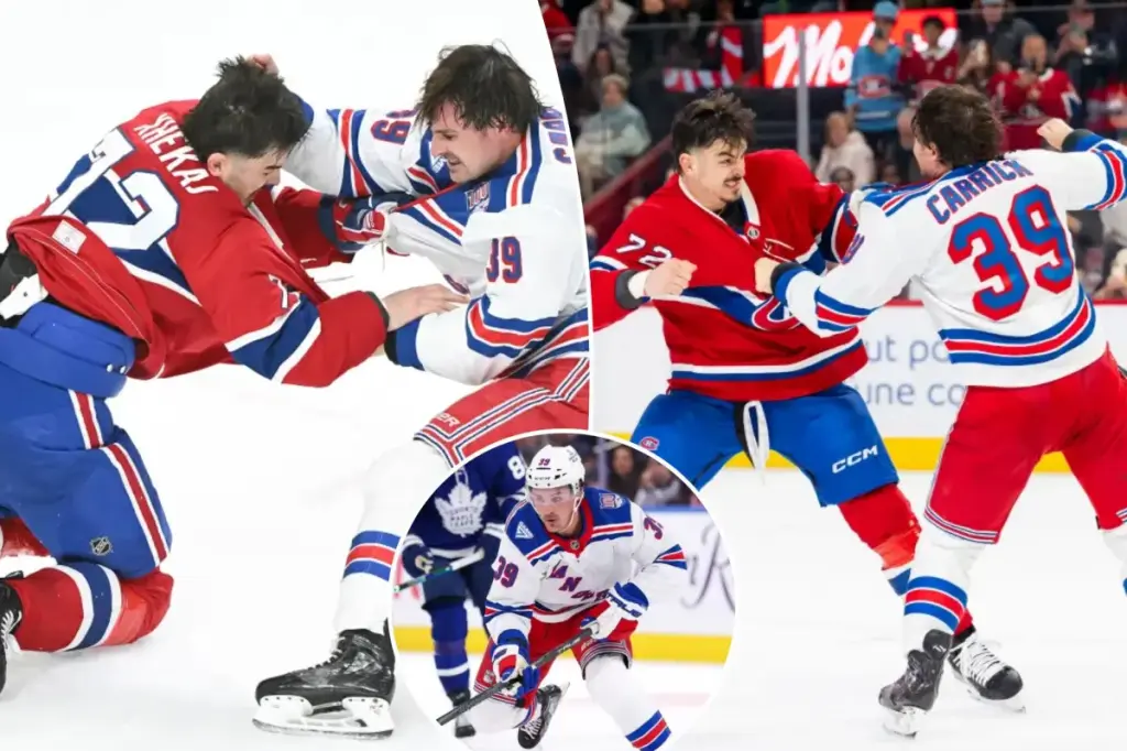 Sam Carrick's strength enhances the Rangers' fourth line in multiple ways.