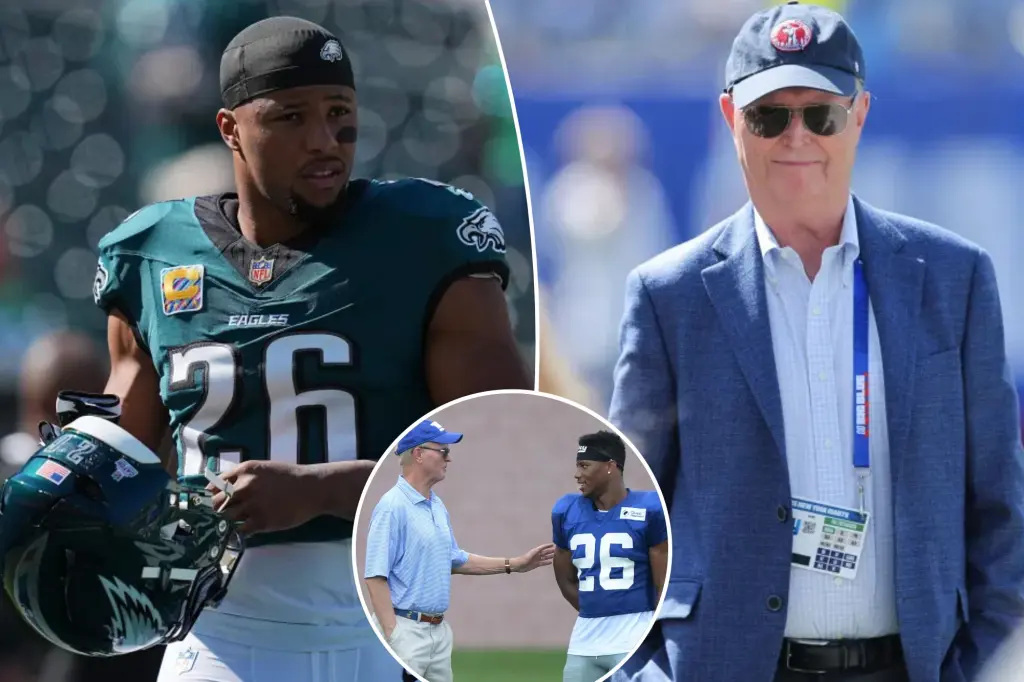 Saquon Barkley shares that John Mara refused his request to be traded from the Giants.