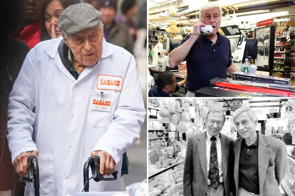 Saul Zabar of the Upper West Side grocery store passes away from a brain bleed.