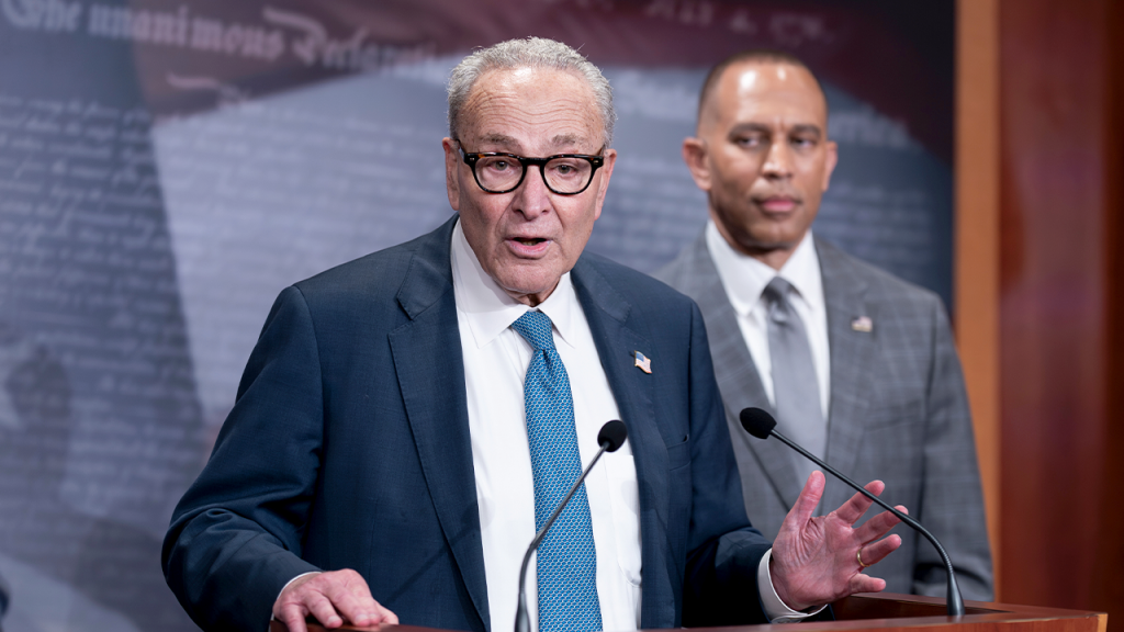 Schumer and Jeffries call on the president to engage in negotiations as the government shutdown reaches 21 days.