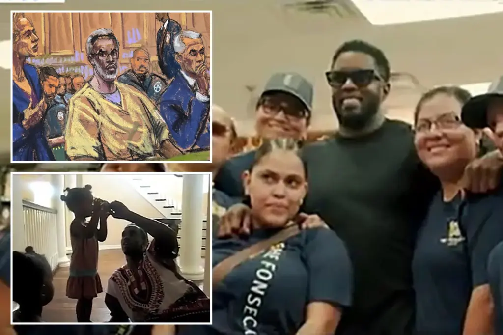 Sean 'Diddy' Combs depicted as a hero for children and a kind philanthropist in unusual video shown at NYC sentencing