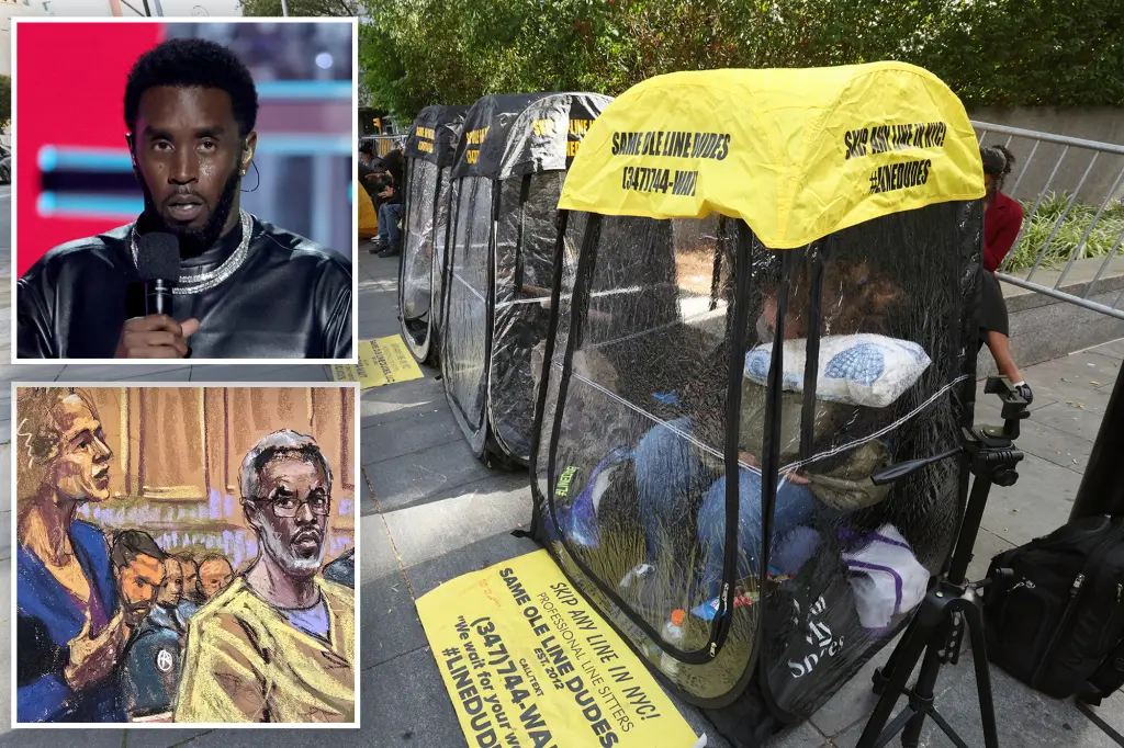 Sean 'Diddy' Combs' sentencing in NYC attracts people waiting in line a day in advance