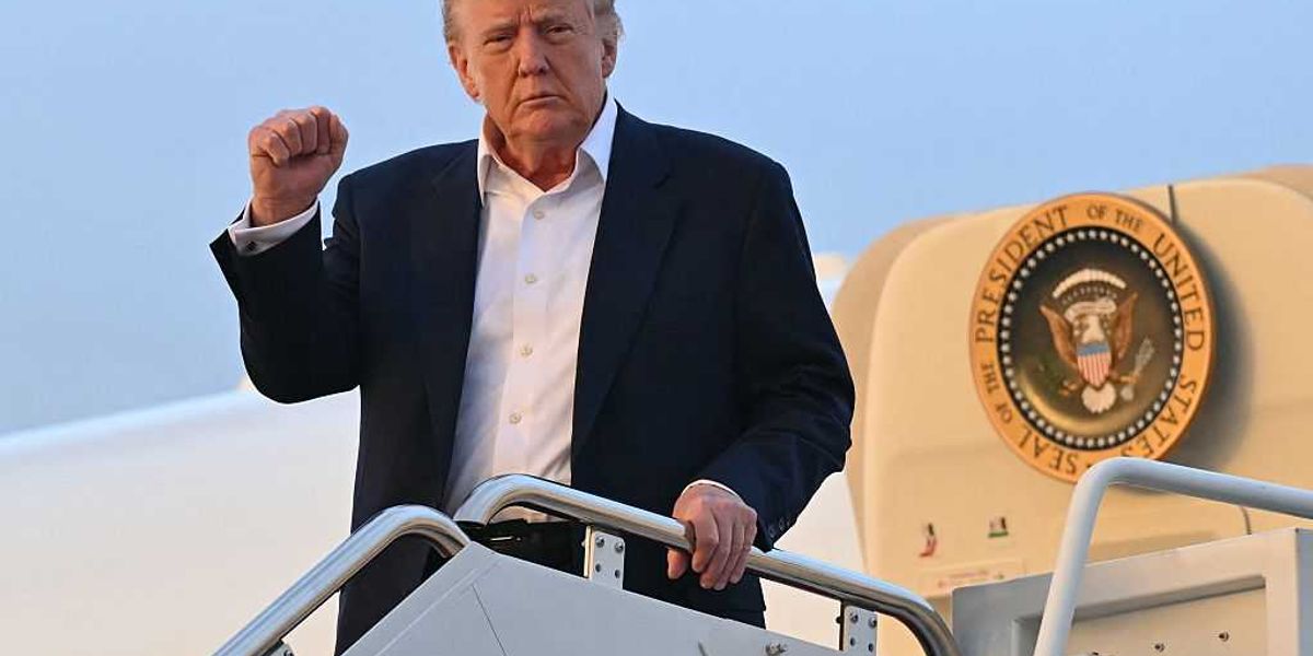 Secret Service discovers a concerning hunting stand with a clear view of Trump's Air Force One.