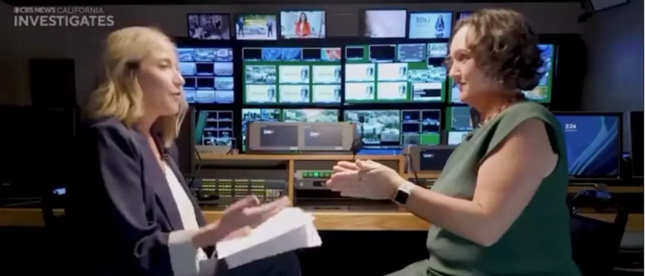 See Katie Porter nearly walk out of an interview.