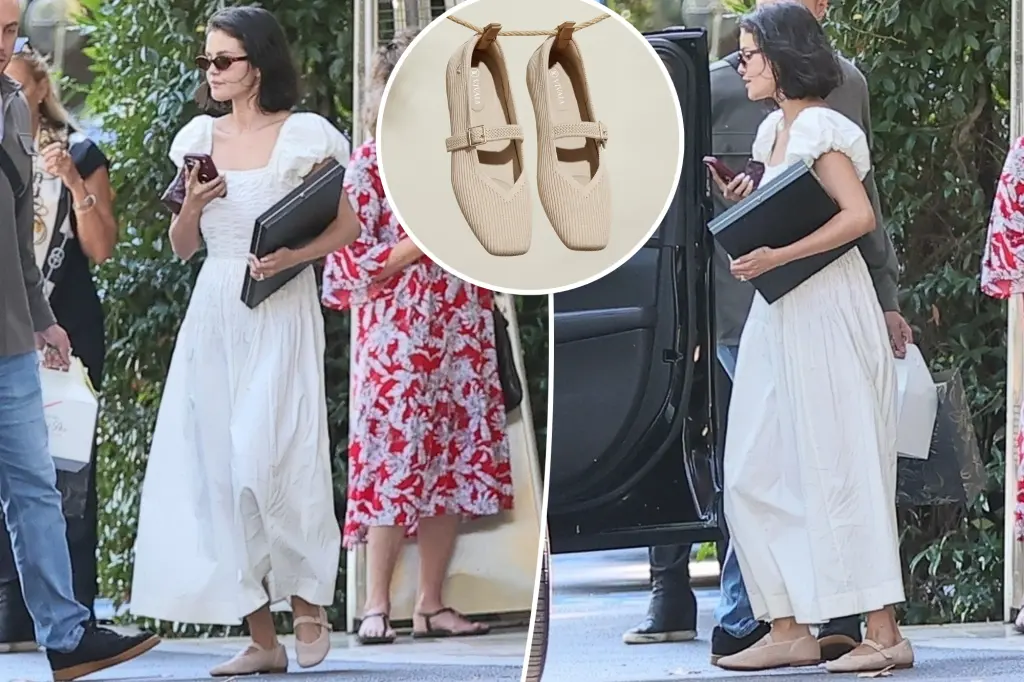 Selena Gomez recently wore flats from Vivaia that cost under $140.