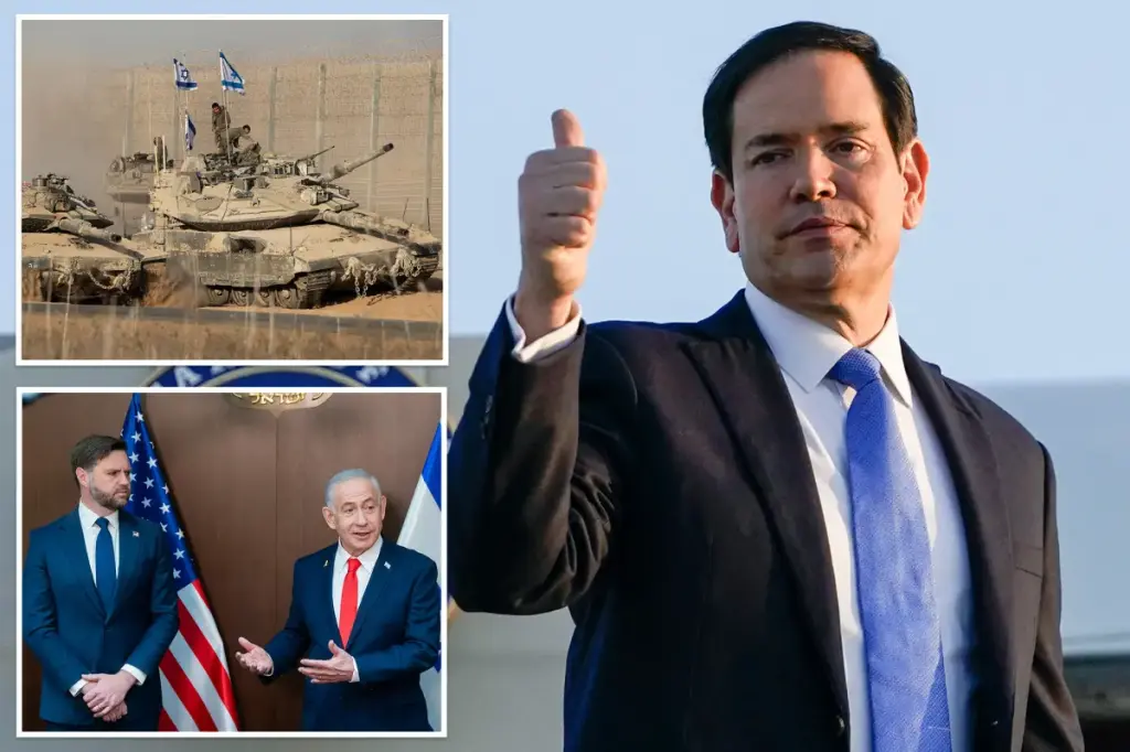 Sen. Marco Rubio visits Israel to back Trump's peace initiative