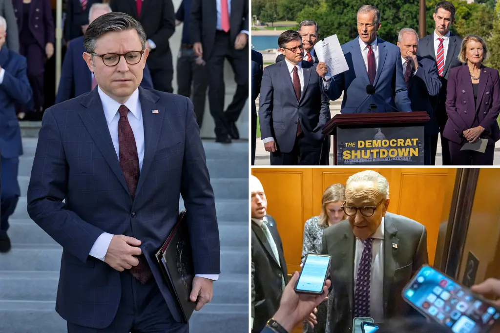 Senate Democrats prevent efforts to stop government shutdown as agencies prepare to furlough 750,000 employees each day.