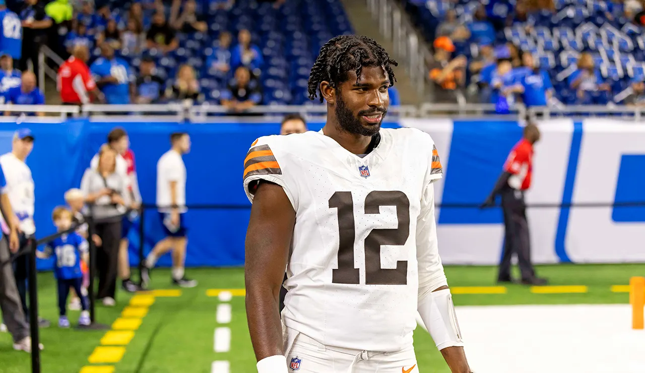 Shedeur Sanders remains silent after being named the Browns' third quarterback