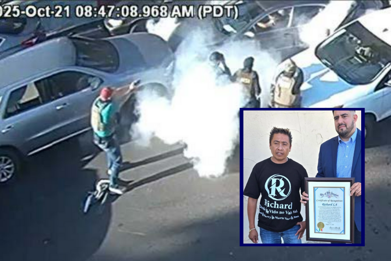 Shooting breaks out in South L.A. as federal agents engage with a Mexican immigrant recognized for his anti-ICE TikTok posts