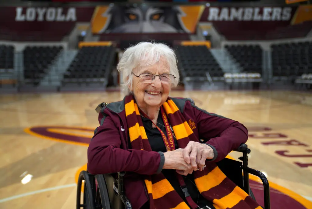 Sister Jean, the beloved basketball chaplain from Loyola Chicago, has passed away at 106.