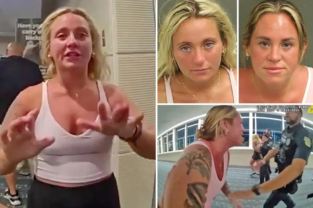 Sisters from New Jersey charged with attacking a Frontier Airlines employee after being removed from a Florida flight for alcohol use