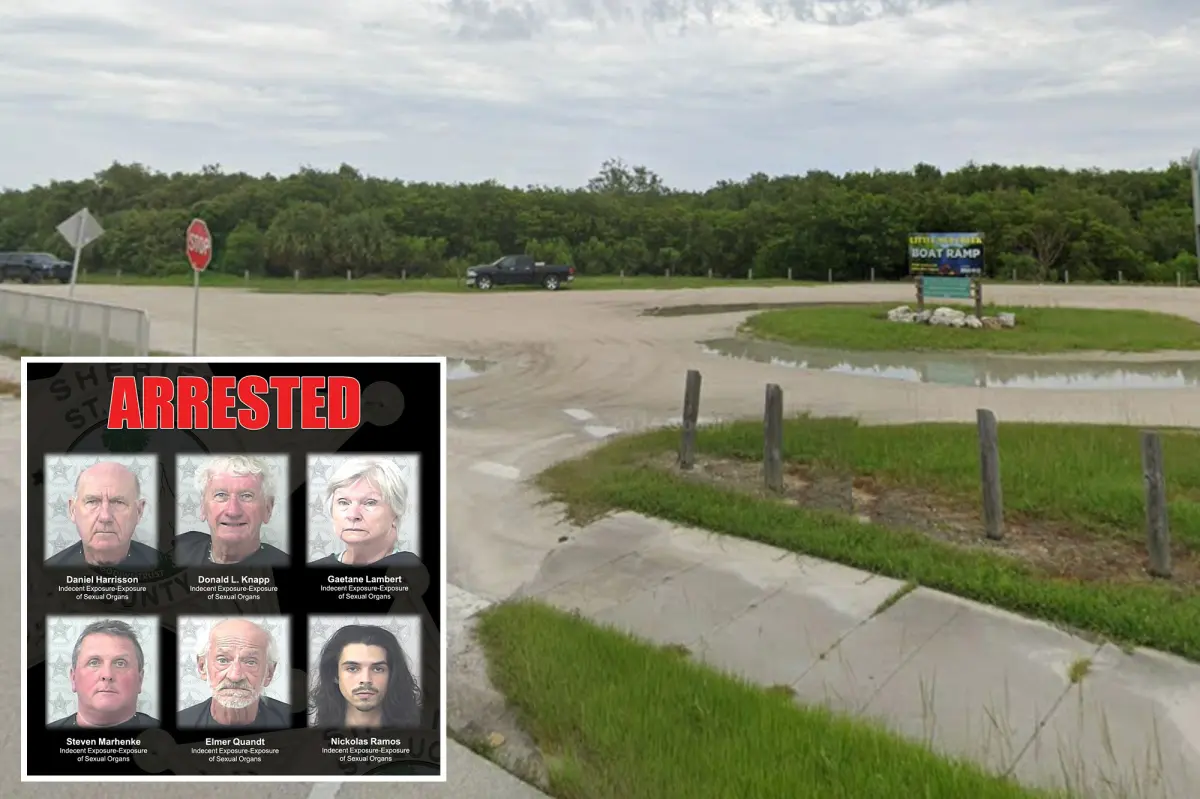 Six nudists taken into custody for undressing at an inappropriate Florida beach