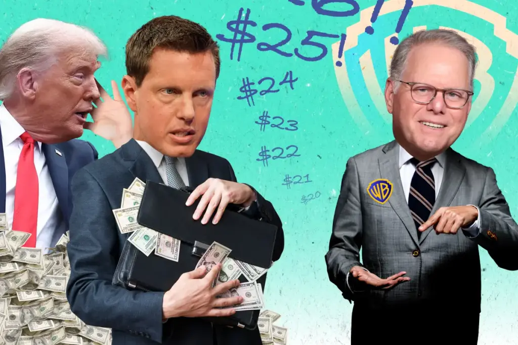 Skydance leader has Trump supporting him in his effort to purchase Warner Bros. Discovery.